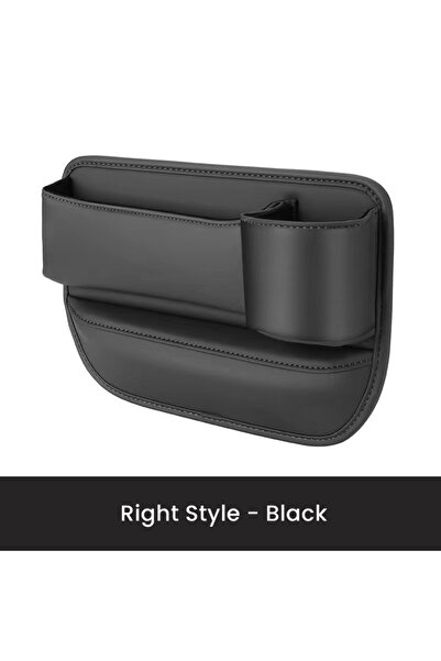 ZUIMI منظم فجوات مقعد السيارة متعدد الوظائف من Right-Black، صندوق تخزين الشقو...