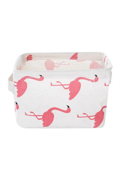 Choice 1pc Cotton Linen Fabric Waterproof Desktop Sundries Basket Storage Box Cosmetic Toy Organizer Und...