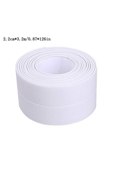 Choice1 شريط لاصق أبيض مقاوم للماء من مادة PVC، بطول 3.8 سم وعرض 3.2 متر، منا...