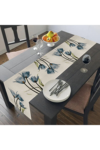 Choice 33 × 183 سم 3 طاولة توليب كتان على طراز المزرعة الريفية 13 × 70 بوصة، ...