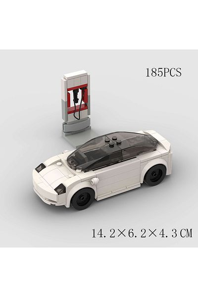 Choice 1015 City Speed Champions Moc Car Model 3 Brick Vehicle Set Racing Building Diy Kid Toy Sport Super