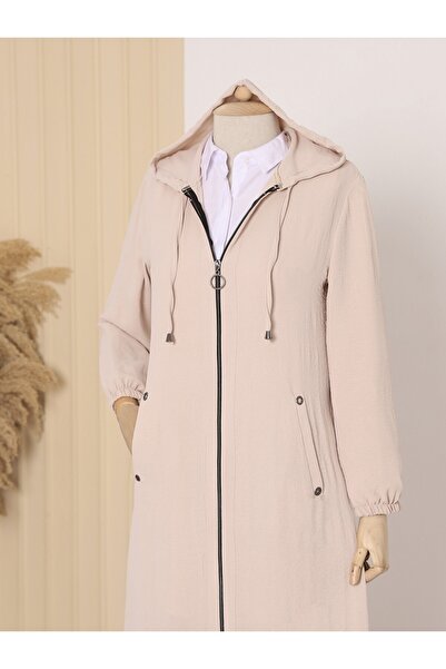 Modamorfo Ayrobin Hoodie and Pocket - Cream Color