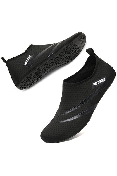 Choice 38/39 03 black Water Sports Shoes Barefoot Quick-Dry Aqua Yoga Socks Slip-on for Men Women