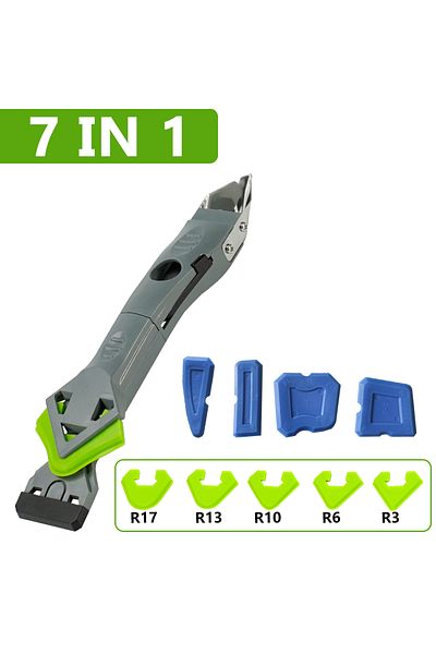 Choice 7 In 1 Set A Silicone Scraper Sealant Smooth Remover Tool Set 7 In 1 Floor Caulk Finisher Grout Kit
