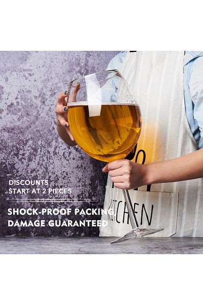 Choice 3000ml 3000ml Extra Large Beer Glass Wine Glass Whiskey Party Beer Glass Birthday Wedding Gift Goble