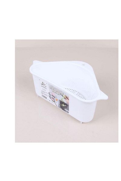 RAMDET Suction Cup Sink Corner Strainer Vegetable Fruit Light Color Fruit Rice Washing Strainer
