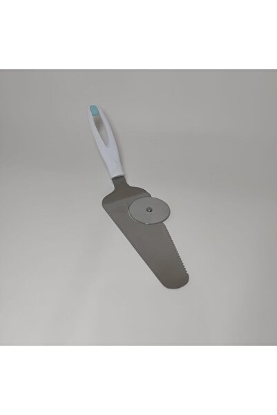 RAMDET Paslanmaz Pratik Hamur Ruleti Pizza Kesme Aparatı Ve Servis Spatulası Kek Pizza Servis Spatul