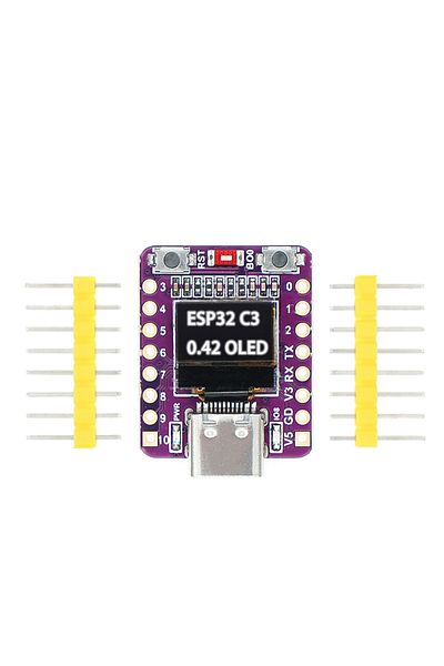 Choice لوحة تطوير ESP32-C3 OLED مع وحدة OLED مقاس 0.42 بوصة هوائي سيراميك واي فاي بلوتوث ESP32 s...