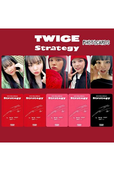 Kpop Dünyasi Twice Jeongyeon'' Strategy'' Photocards Set
