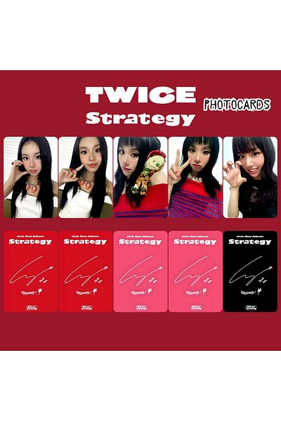 Kpop Dünyasi مجموعة بطاقات صور TWICE Chaeyoung ''Strategy''