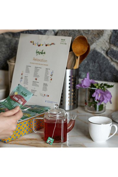 LAZİKA Herbal Tea Set with Relaxation Focus
