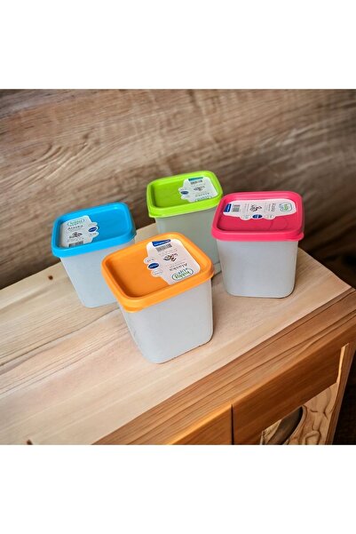 Funny Life 4 قطع من حاوية تخزين ألاسكا الصغيرة للفريزر العميق بسعة 380 مل