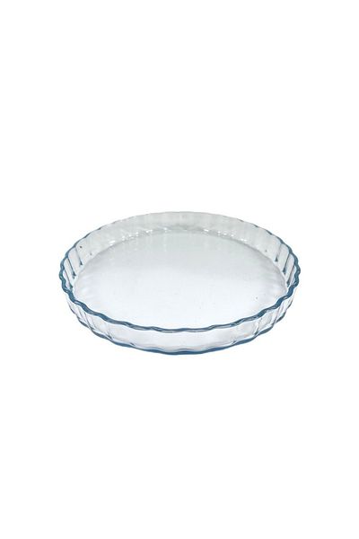 AVCI HOME MAKER Round, Fluted Glass Baking Dish, 1.2 Lt Capacity, 26.4 Cm Diameter, 5.8 Cm Height
