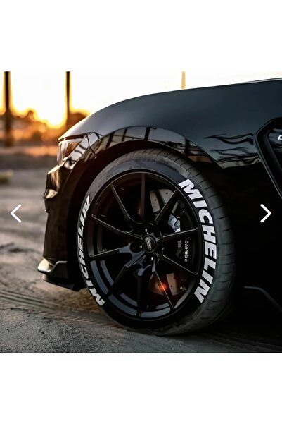 NESİL LED حروف إطارات ميشلان 2.5 سم - 4 منتجات للسيارات والدراجات النارية