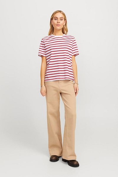 Jack & Jones Tricou cu mânecă scurtă în dungi pentru damă - Anna