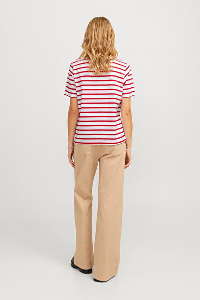 Jack & Jones Γυναικείο ριγέ κοντομάνικο μπλουζάκι - Anna