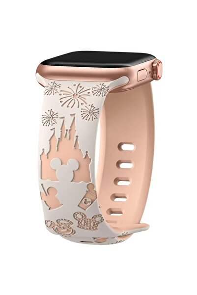 Alstrap Apple Watch 6 7 8 9 10 Se Ultra Uyumlu 44 45 46 49mm Lazer Kesim Dese...