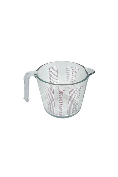 AVCI HOME MAKER Glass Measuring Cup, 1500 Ml Capacity