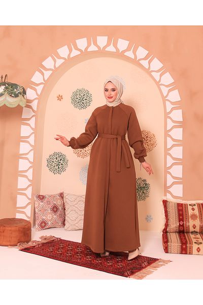 Berel Moda ЗИМНА АБАЯ ТАБА, ПОДПЛАНАТА С 3 ПРЕЖДИ