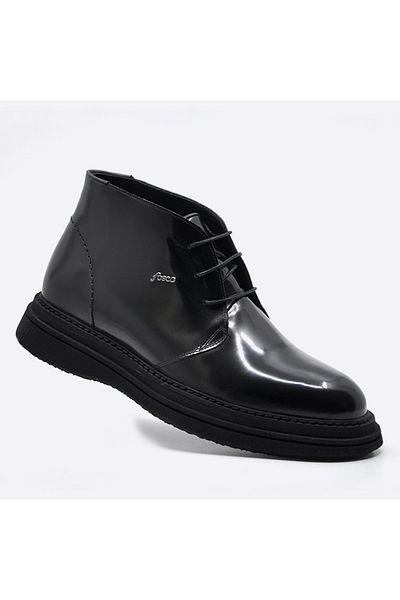 Fosco Patent Leather Eva Sole Men's Boots Black 3161 100