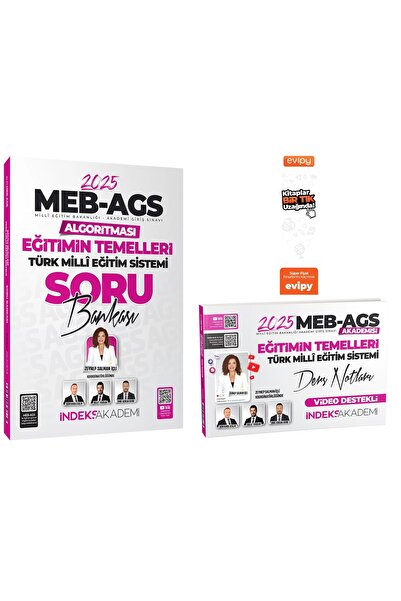 İndeks Akademi 2025 MEB AGS Eğitimin Temelleri ve Türk Milli Eğitim Sistemi D...