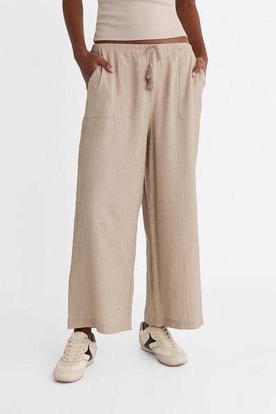 Stradivarius Draped Culotte Pants