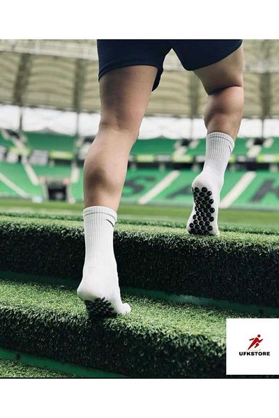 UFKSTORE Неплъзгаща се силиконова хавлиена подметка Безшевни спортни чорапи Match Pro