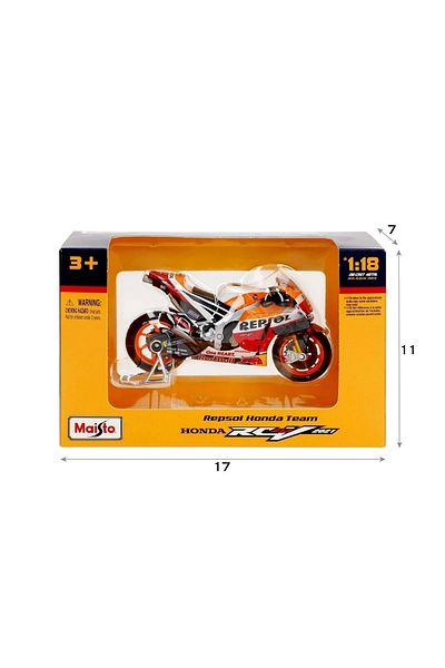 NECO TOYS مايو 36372 ريبسول هوندا تيم دراجة نارية 2021 1:18 -Necotoys