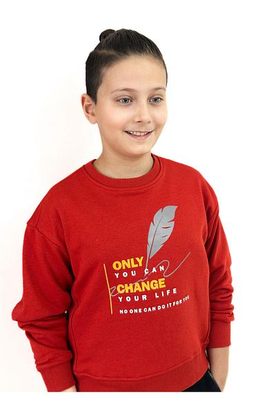 MiaBaby Crew Neck Printed Sweat