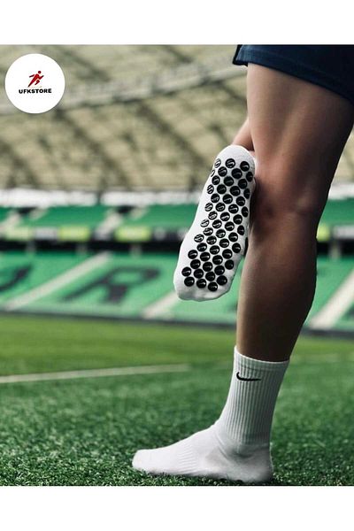 UFKSTORE Неплъзгаща се силиконова хавлиена подметка Безшевни спортни чорапи Match Pro