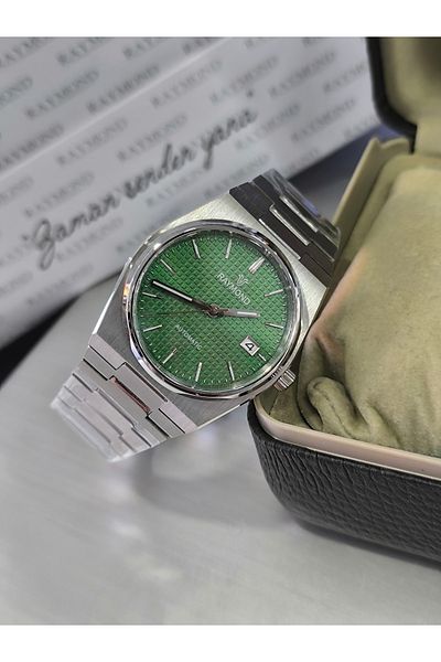 Raymond Japanese Automatic Men's Watch with Green Dial
