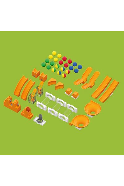 Hubelino Kiga Marble Run Expansion Construction Parts (44 Pcs) 420688
