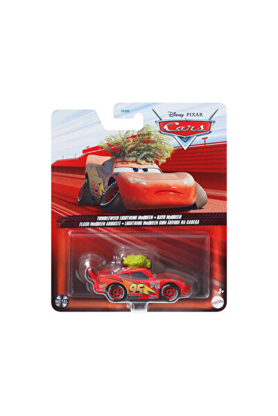 DİSNEY CARS Disney Cars Arabalar Filmi 1/55 Ölçek Tekli Karakter Araçlar FLL84 Tumbleweed Lightning McQueen