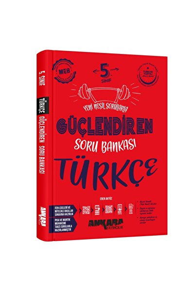 Ankara Yayıncılık 2024 - 2025 Yeni Müfredat 5.SINIF GÜÇLENDİREN TÜRKÇE SORU B...