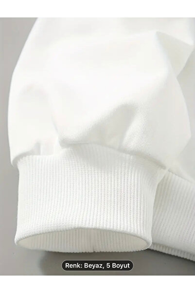 NEW TRENDY COLLECTİON Σετ αθλητικής φόρμας Originals 0 με λαιμόκοψη - Φούτερ και φούτερ με στάμπα μεγάλου μπούστου