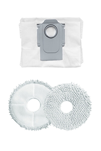 küche&haus Seturi de piese de schimb compatibile cu sac de praf pentru mop cu perie laterală Roborock Qrevo