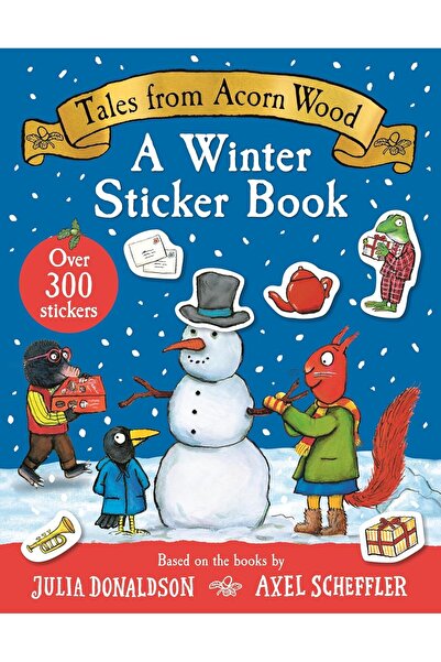 Genel Markalar Tales From Acorn Wood: A Winter Sticker Book: over 300 easy-to...