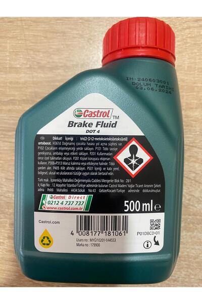 CASTROL Brake Fluid Dot 4 Fren Hidroliği 500 ml