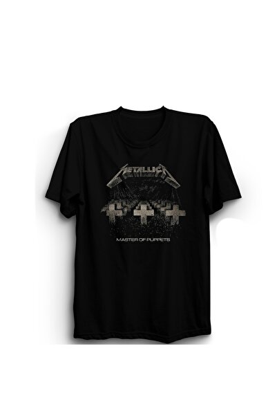 The Fame Metallica - Tricou Master of Puppets Sepia unisex Rock Metal Music B...