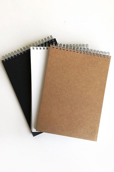 Copyder دفتر رسم وملاحظات حلزوني مقاس A5 - 100 ورقة