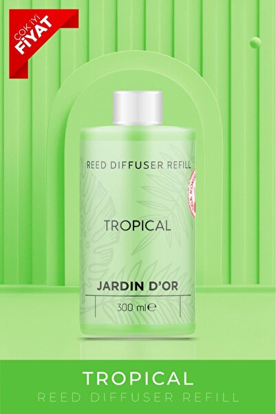 JARDIN D'OR Tropikal Oda Kokusu Yedek Şişe - 300 ml