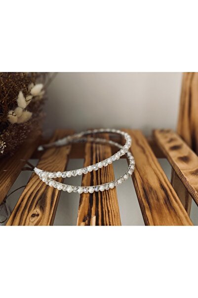 ASİMEL TAÇ & TASARIM Pearl Crystal Hair Accessory Promise Engagement Wedding Wedding Graduation Outdoor Shooting