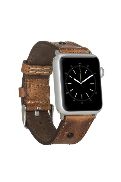 PLM Apple Watch Uyumlu Deri Kordon 42-44-45mm TR 42BA4 TN11