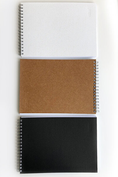 Copyder A5 Spiral Unlined Sketch and Notepad - 100 Sheets