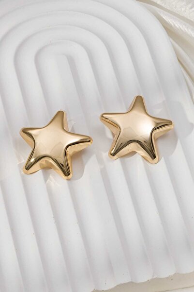 MRK Kadın Büyük Yıldız Küpe