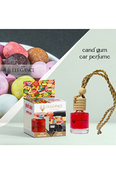 Elegance vip Perfume Şekerli Sakız Bambu Kapaklı Oto Kokusu