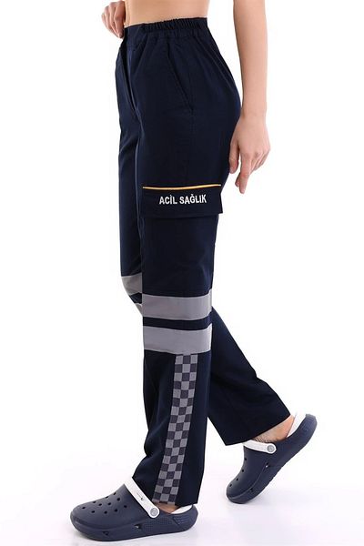 bianada 112 Γυναικείο Παντελόνι - Navy Blue