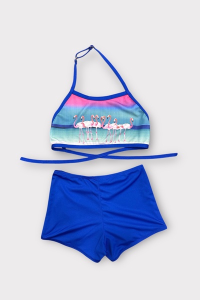 Nilmay mayo Kız Çocuk Şortlu Bikini Takımı