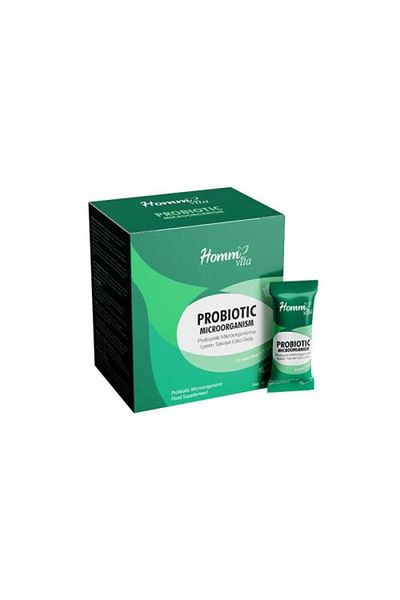 Homm Bitkisel HOMM VITA - 20 Pieces Supplementary Food Containing Probiotic Microorganism 2GR x 20 Pieces