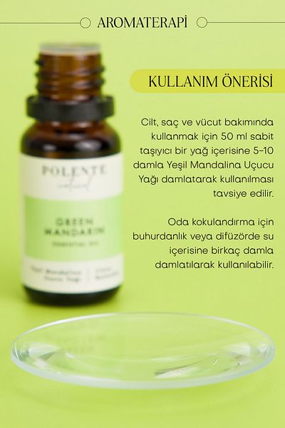 Polente Natural Green Tangerine Essential Oil - 10 ml